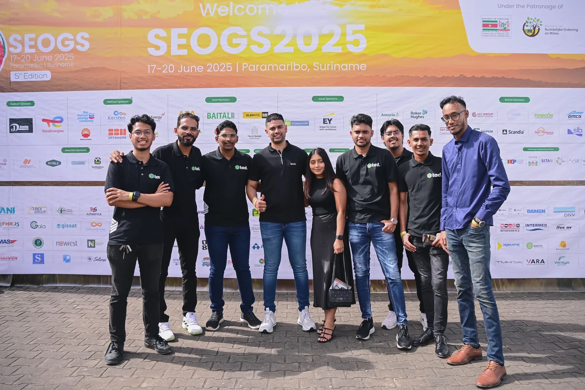 The TAD team at SEOGS 2025 in Paramaribo