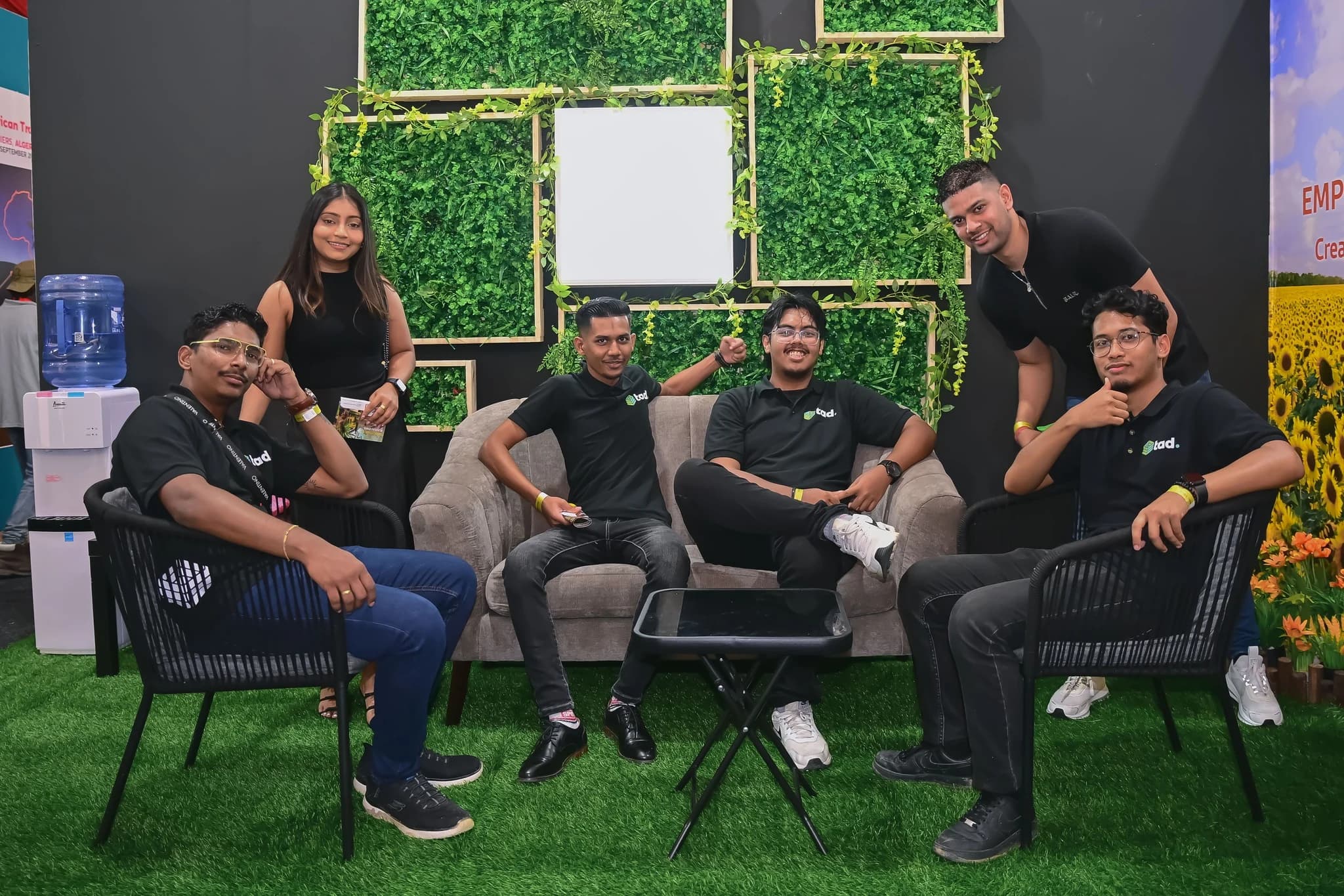 TAD team at a trade show booth